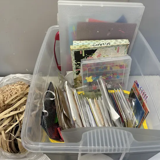 Clear Bin Greeting Cards, Stickers & Craft Items