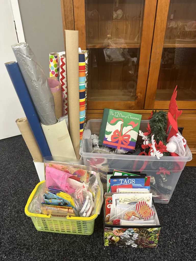 Selection of Christmas Lights, Pop-up Book, Cards Etc Image 1++