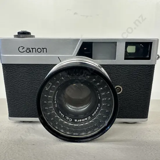 Vintage Canon Canonet Rangefinder Camera No1253980 With Canon Lens SE 45mm 1:1.9