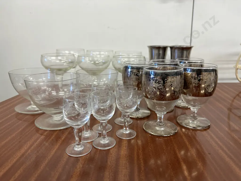 Selection Of Glasses Including Crystal (Donated) Image 1++