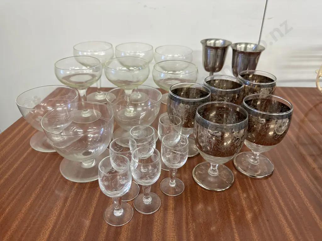 Selection Of Glasses Including Crystal (Donated) Image 1++