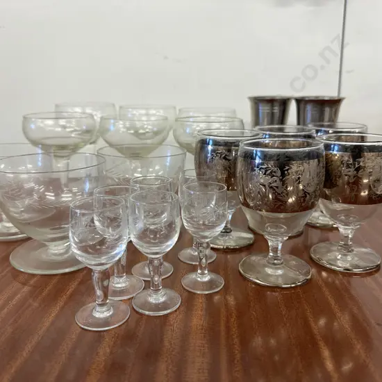 Selection Of Glasses Including Crystal (Donated)
