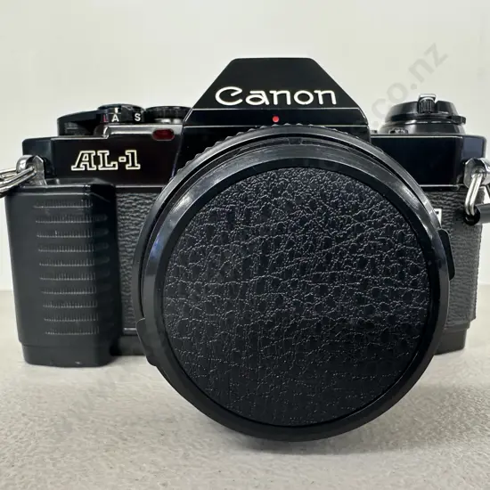 Canon AL-1 QF 35mm SLR Film Camera With Canon FD 50mm 1:1.4 Lens, Made In Japan