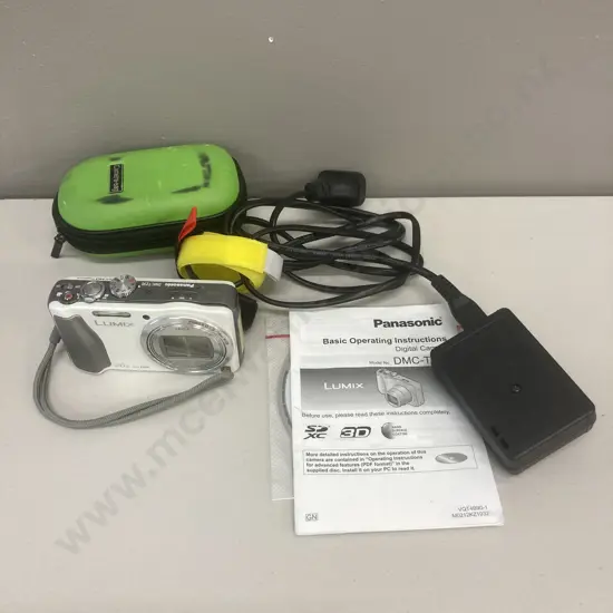 Panasonic DMC-TZ30 Lumix Digital Camera, 20x Full HD, Battery, Charger, Manual & A Case