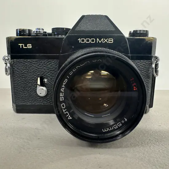 Vintage SEARS TLS 35mm Film Camera With Auto Sears / Sekor SX 55mm 1:1.4 Lens