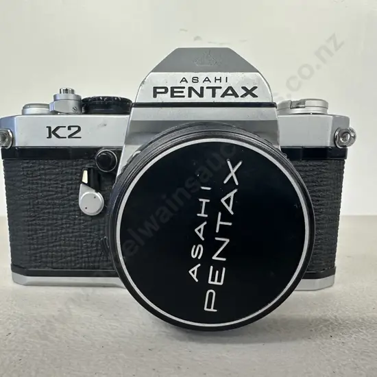 Pentax K2 Black SLR 35mm Film Camera With SMC PENTAX-M  50mm F/1.7 Lens From Japan