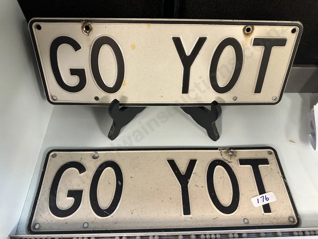 'GO YOT' Personalised Car Number Plate Image 1++