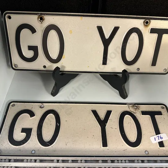 'GO YOT' Personalised Car Number Plate