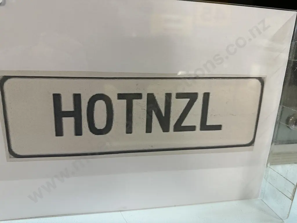 'H0TNZL' Personalised Car Number Plate Image 1++