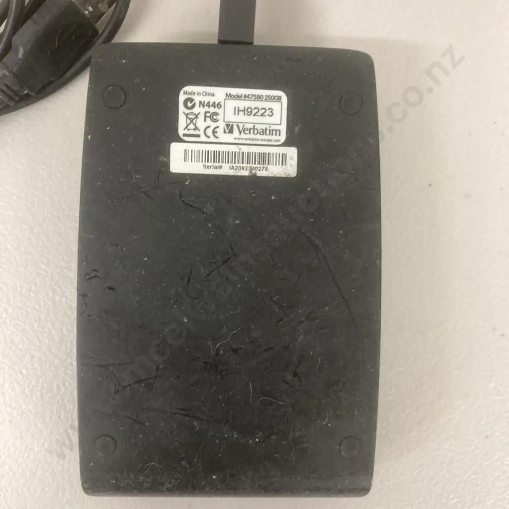 Verbatim #47580 250Gb Portable Hard Drive Image 1++