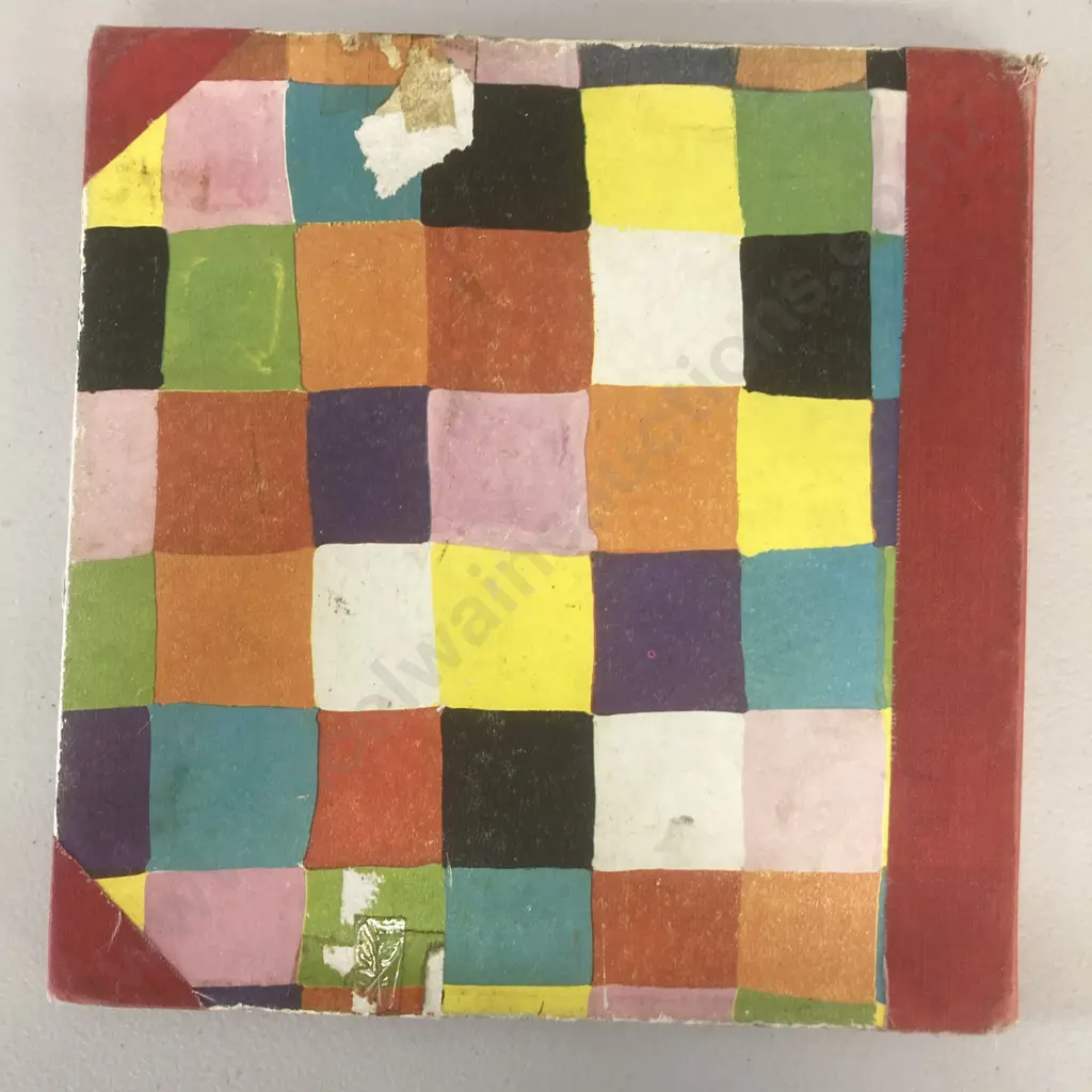 Rare First Edition of ELMER by David McKee,1968 Publisher Dennis Dobson: London, Hardcover Image 1++