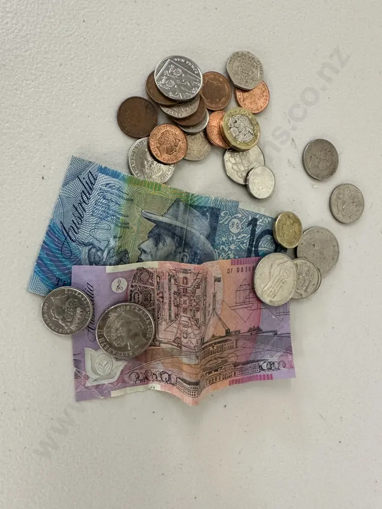 Selection Of Notes & Coins Image 1++