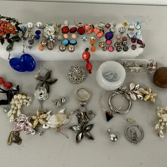 Large Assortment of Earrings etc