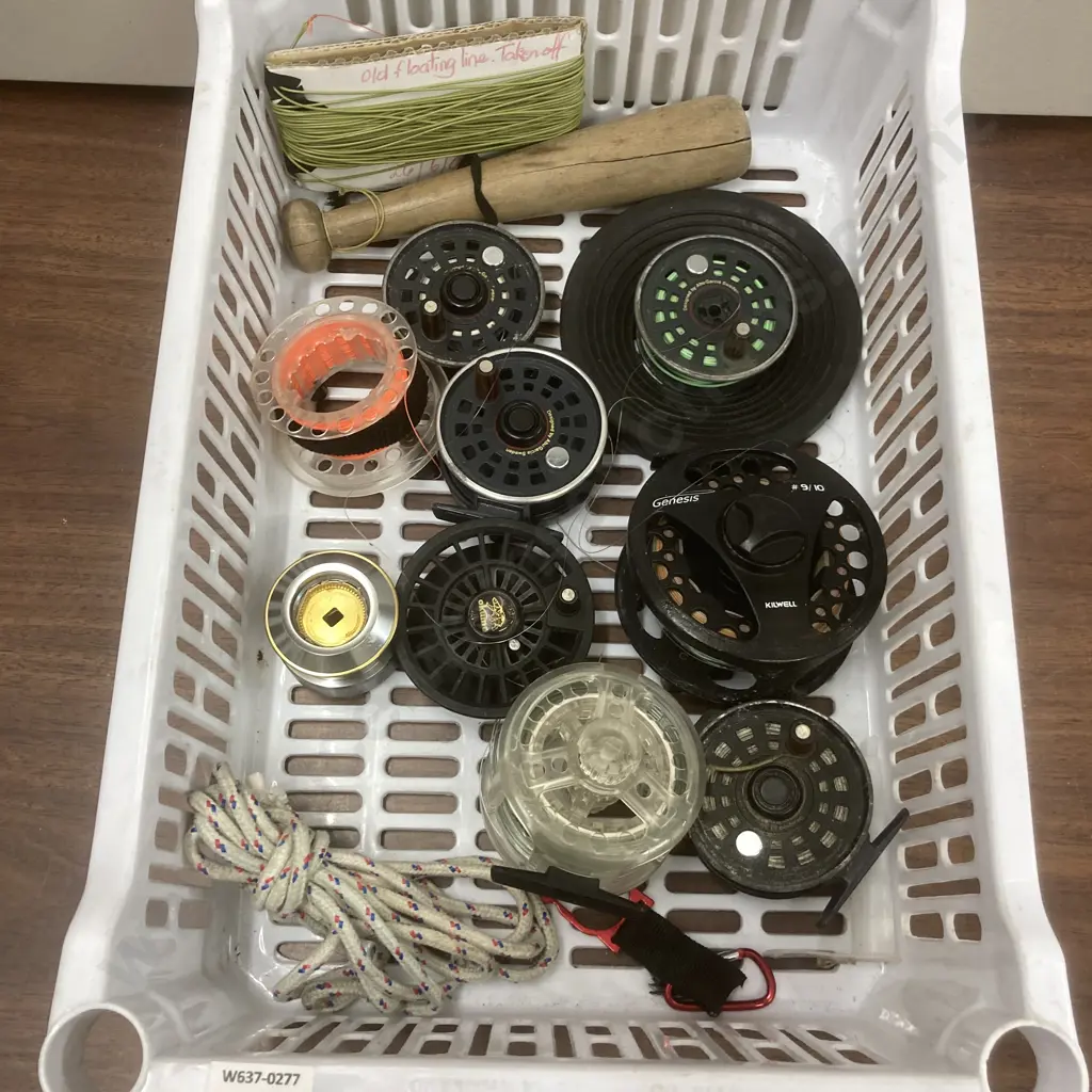 Bin - Fish Priest, Assorted Reels & Line Image 1++