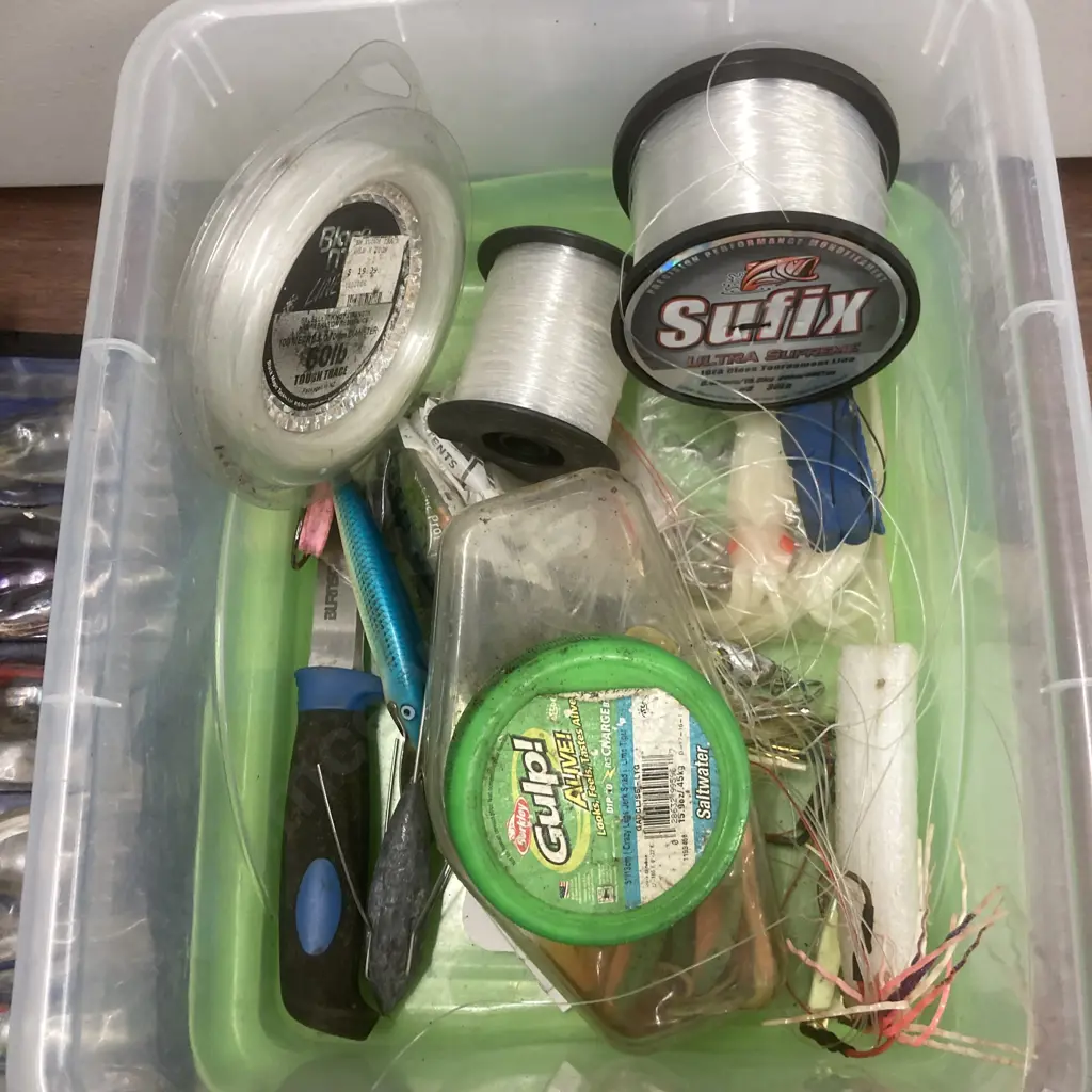 Clear Bin - Assorted Fishing Image 1++