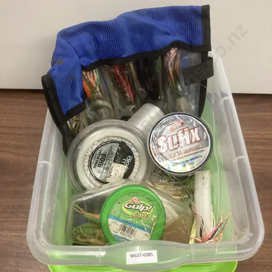 Clear Bin - Assorted Fishing