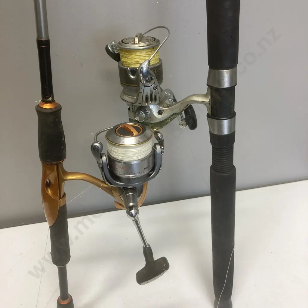 Abu Garcia Sonar Tip Rod & Slade 4000 Reel, TD Sol 3000 Reel On a Broken Rod Image 1++