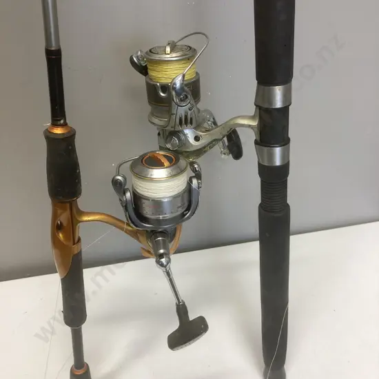Abu Garcia Sonar Tip Rod & Slade 4000 Reel, TD Sol 3000 Reel On a Broken Rod
