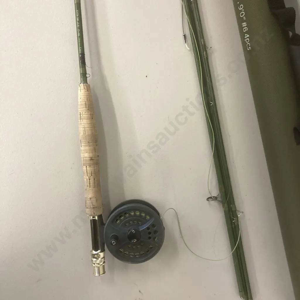 Discovery Nano IM12 9ft #6 4pc Fly Rod With a #7/8/9 Reel & a Cordura Rod Tube Image 1++