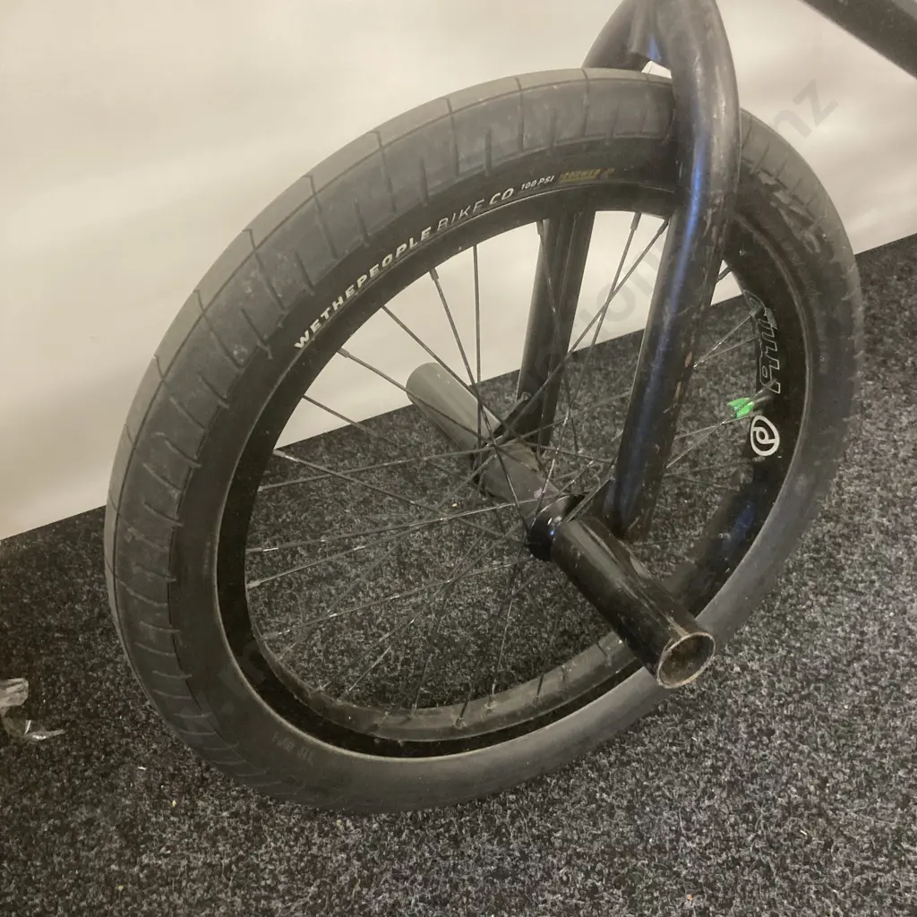Black BMX With Pegs Image 1++