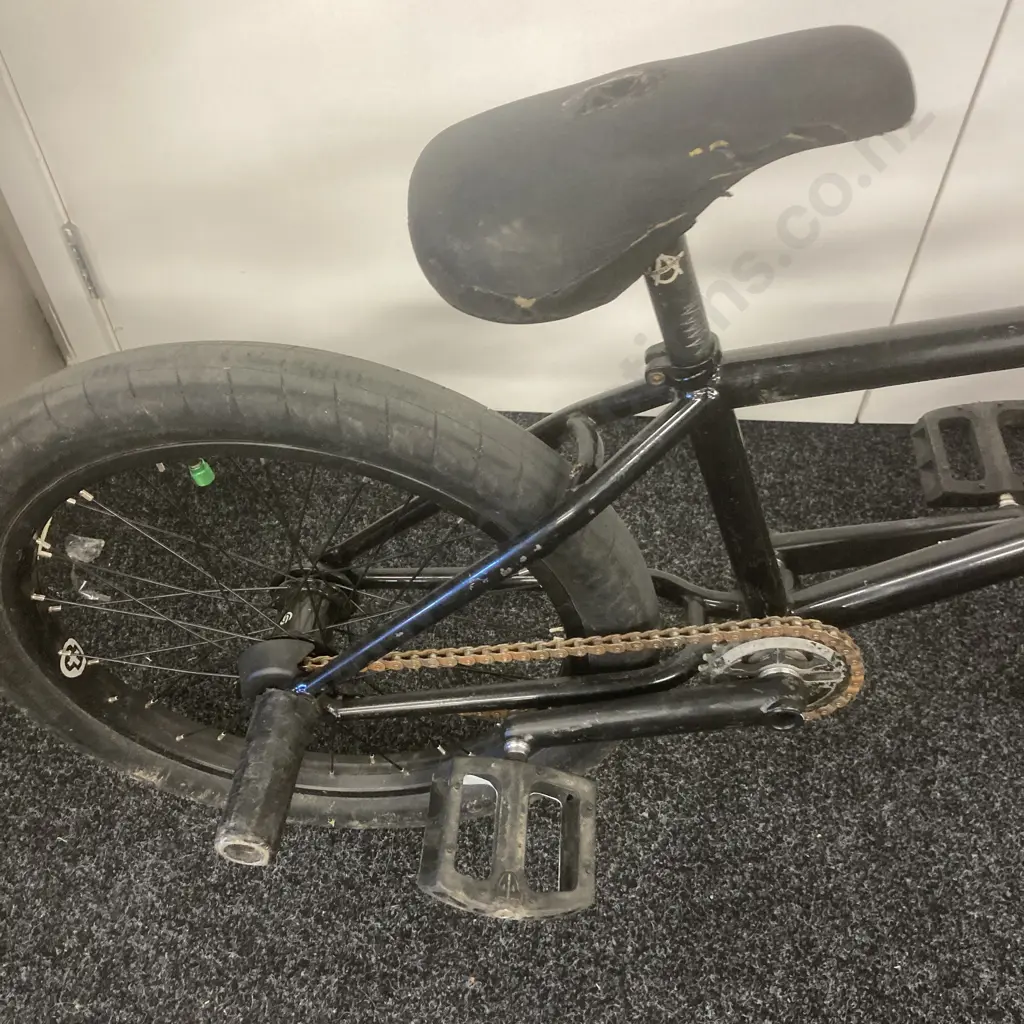 Black BMX With Pegs Image 1++