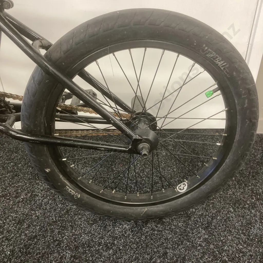 Black BMX With Pegs Image 1++