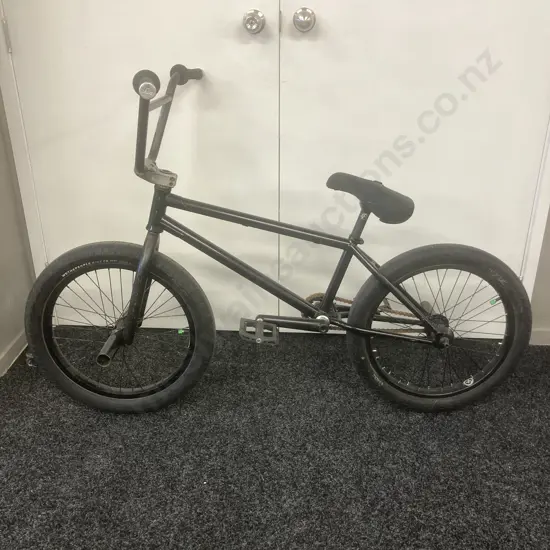 Black BMX With Pegs