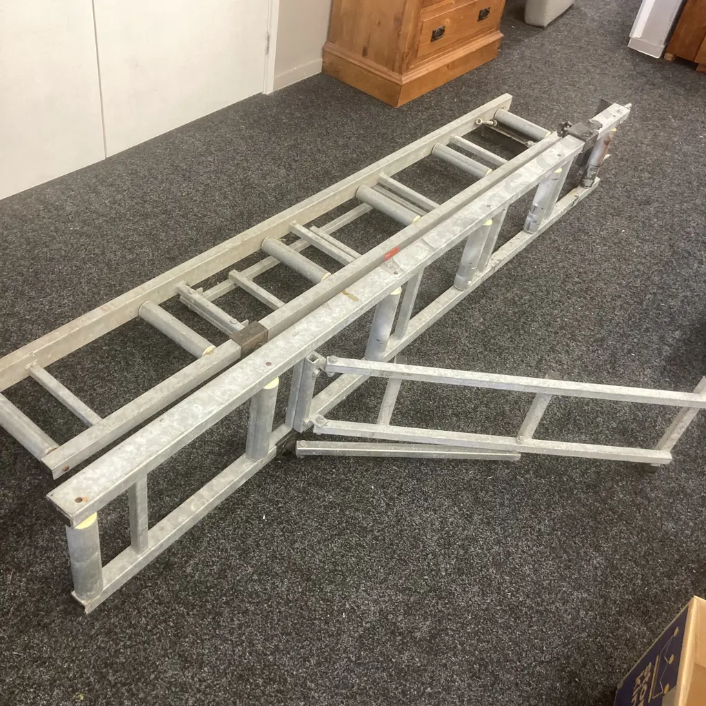 HDM Mobile Work Bench - 2 x 2.4m Fenced Roller Tables (No Centre Bench) Image 1++