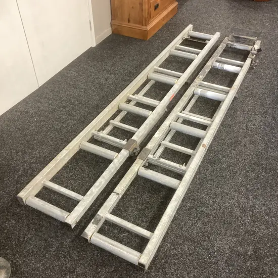 HDM Mobile Work Bench - 2 x 2.4m Fenced Roller Tables (No Centre Bench)