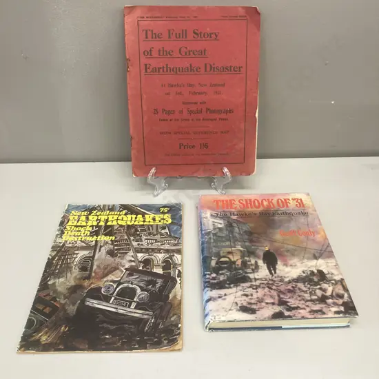 The Full Story of The Great Earthquake Disaster at Hawkes Bay, NZ - March 13, 1931 & NZ Earthquakes Wilson & Horton 1974