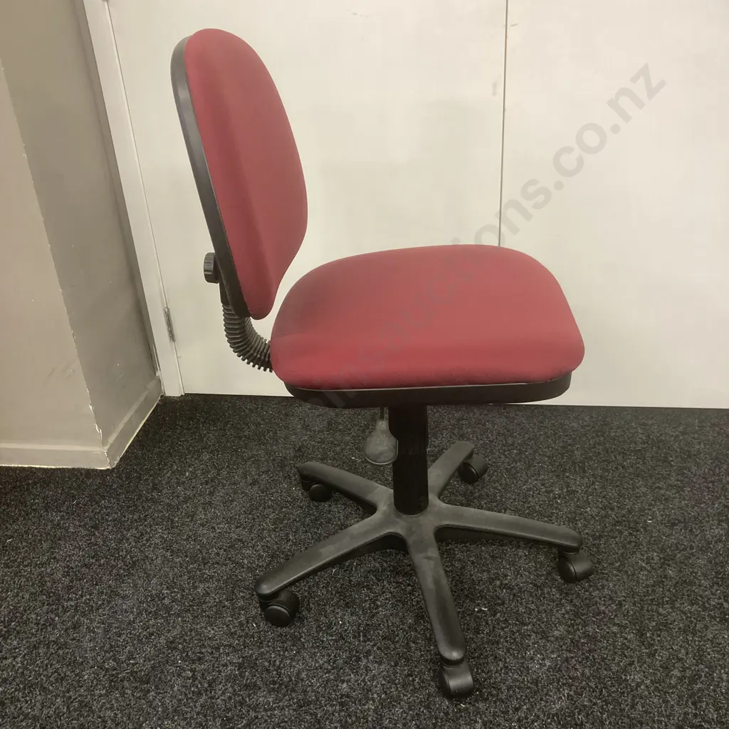 Gaslift Office Chair - Avant Axent Burgundy, Mobile Image 1++