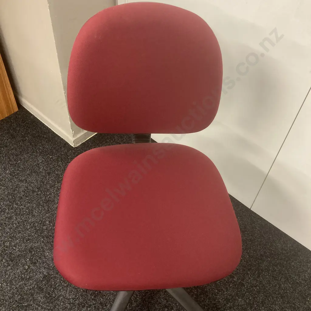 Gaslift Office Chair - Avant Axent Burgundy, Mobile Image 1++