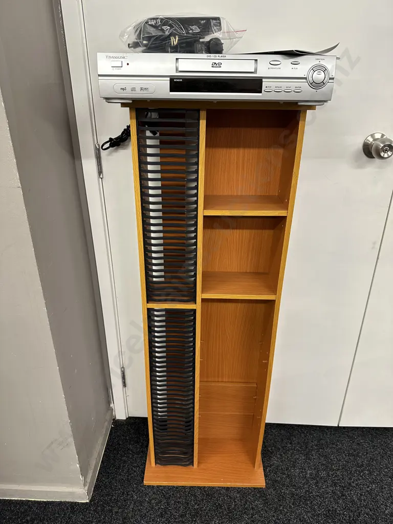 CD/DVD Rack, Transonic DVD Player (No Remote) Dish TV Freeview Box With Remote Control Image 1++