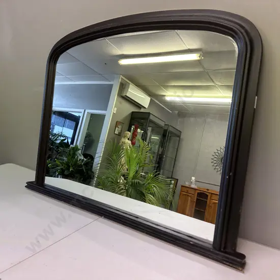 Black & Gold painted Wall Hung Mirror, 73 x 97cm