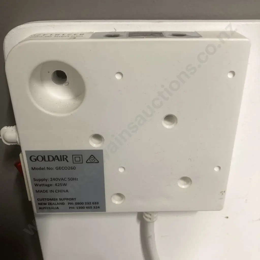Pair of Goldair EcoSave Fibre Panel Heaters with Thermostat GECO260 Image 1++