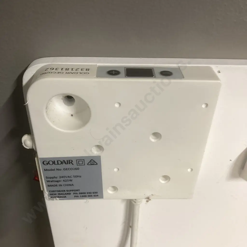 Pair of Goldair EcoSave Fibre Panel Heaters with Thermostat GECO260 Image 1++