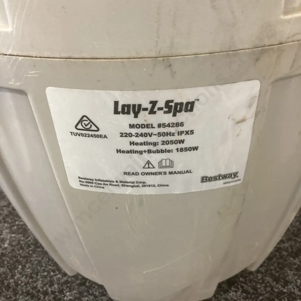 Bestway Lay-Z-Spa Model #54286 Pump & Heating Unit With Filters Image 1++