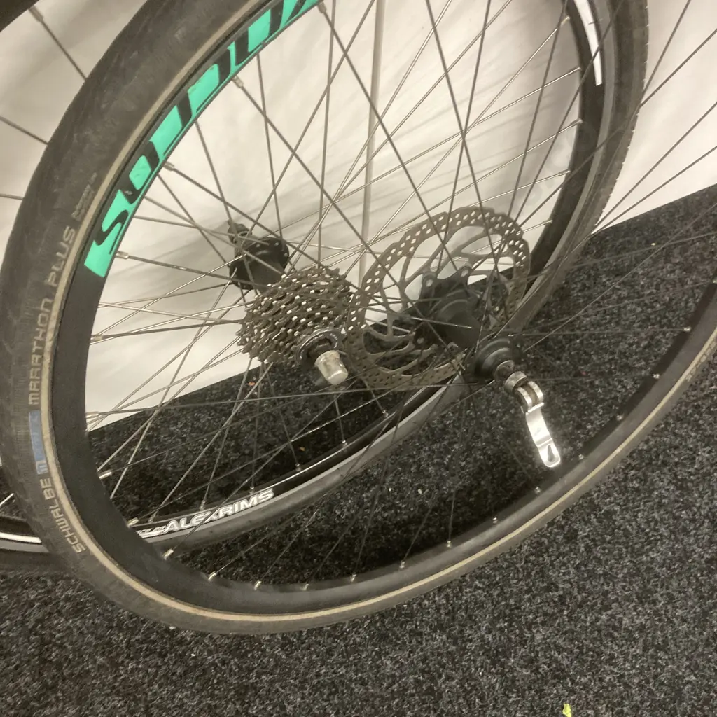 Pair of Bike Rims & Tyres Image 1++