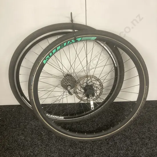 Pair of Bike Rims & Tyres