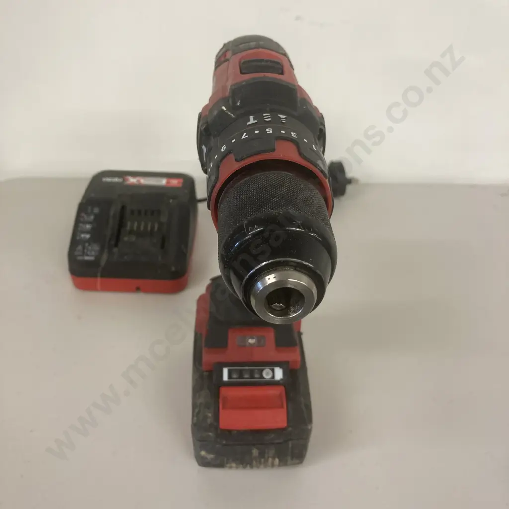 Ozito 18V Cordless Hammer Drill (PXHDS-180) With 3Ah & 5.2Ah Batteries & Charger Image 1++
