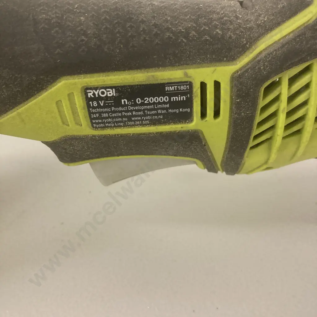 Ryobi 18V ONE+ Cordless Multi Tool (RMT1801) With a 2Ah Battery (No Charger) Image 1++