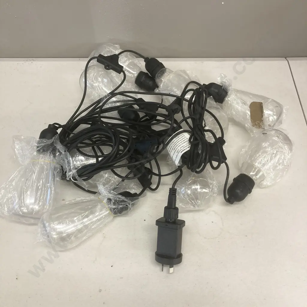 Festoon Lights - Stellar LED Twinkle - Plug in, 10 Lights Image 1++