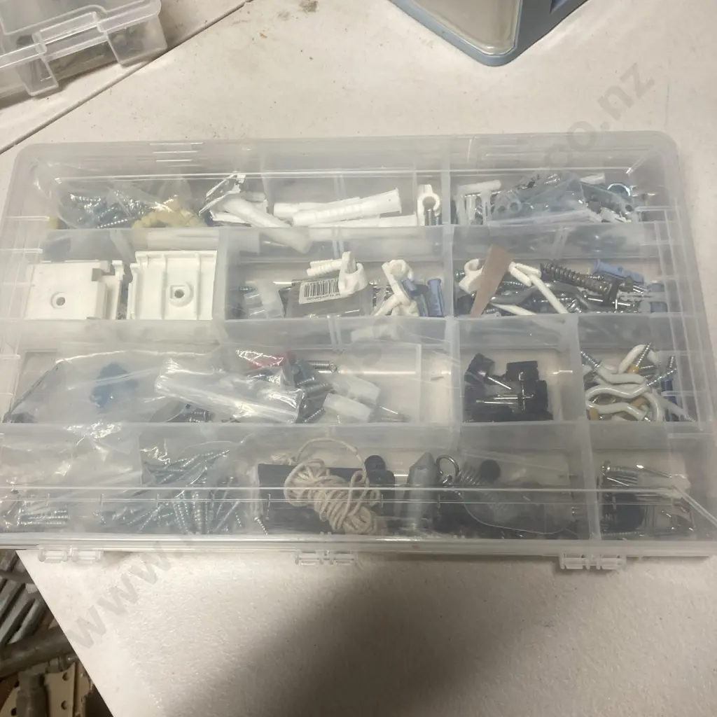 2 Plastic Sorters With Hardware & Part Toolkit Image 1++