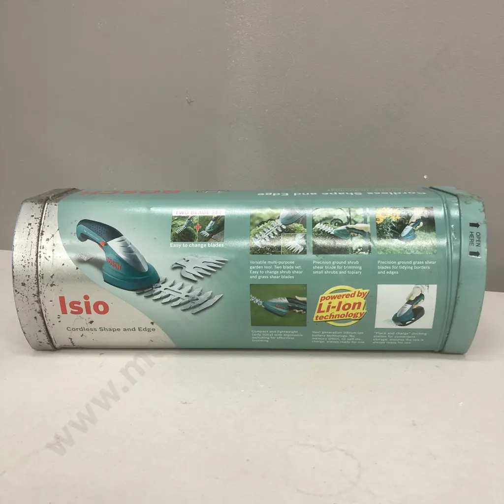 Bosch Isio Cordless Shape & Edge Set In Tin Case Image 1++