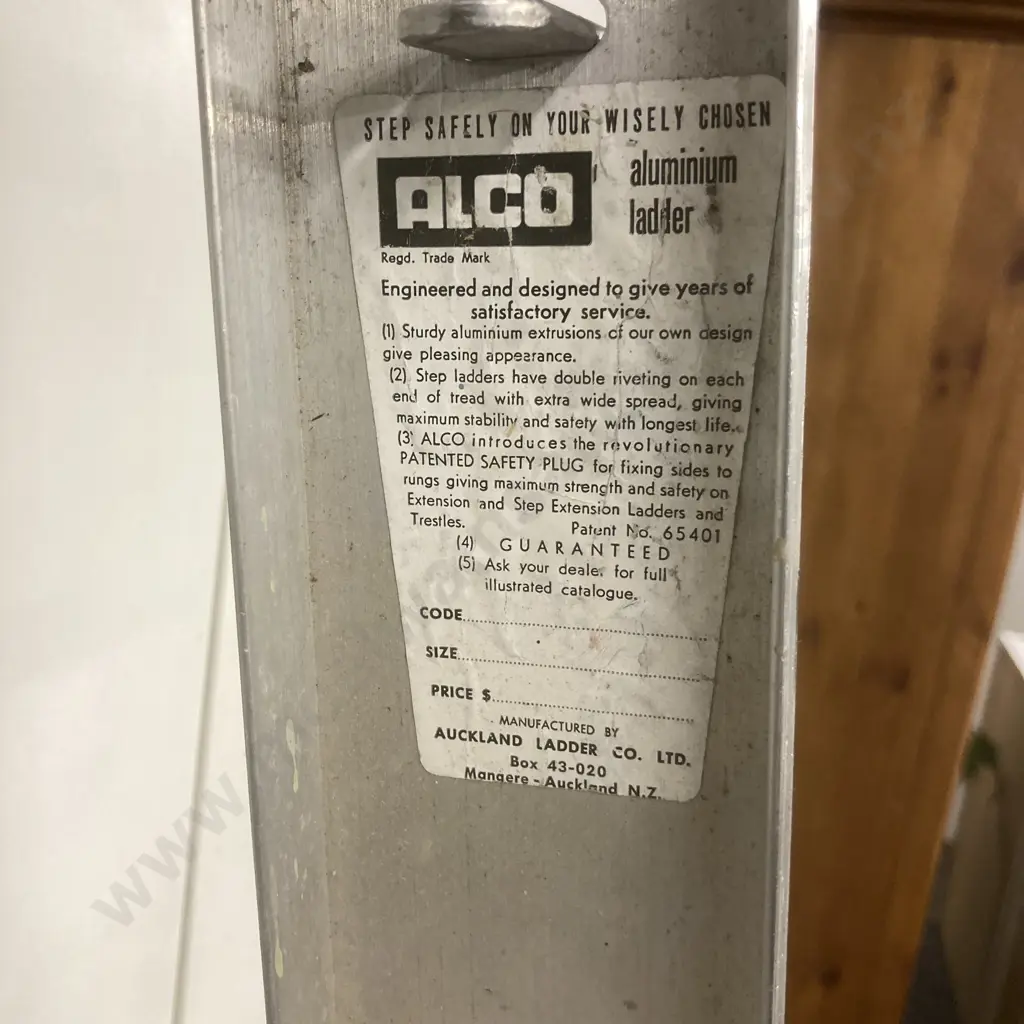 Alco Aluminium Step Extension Ladder Image 1++
