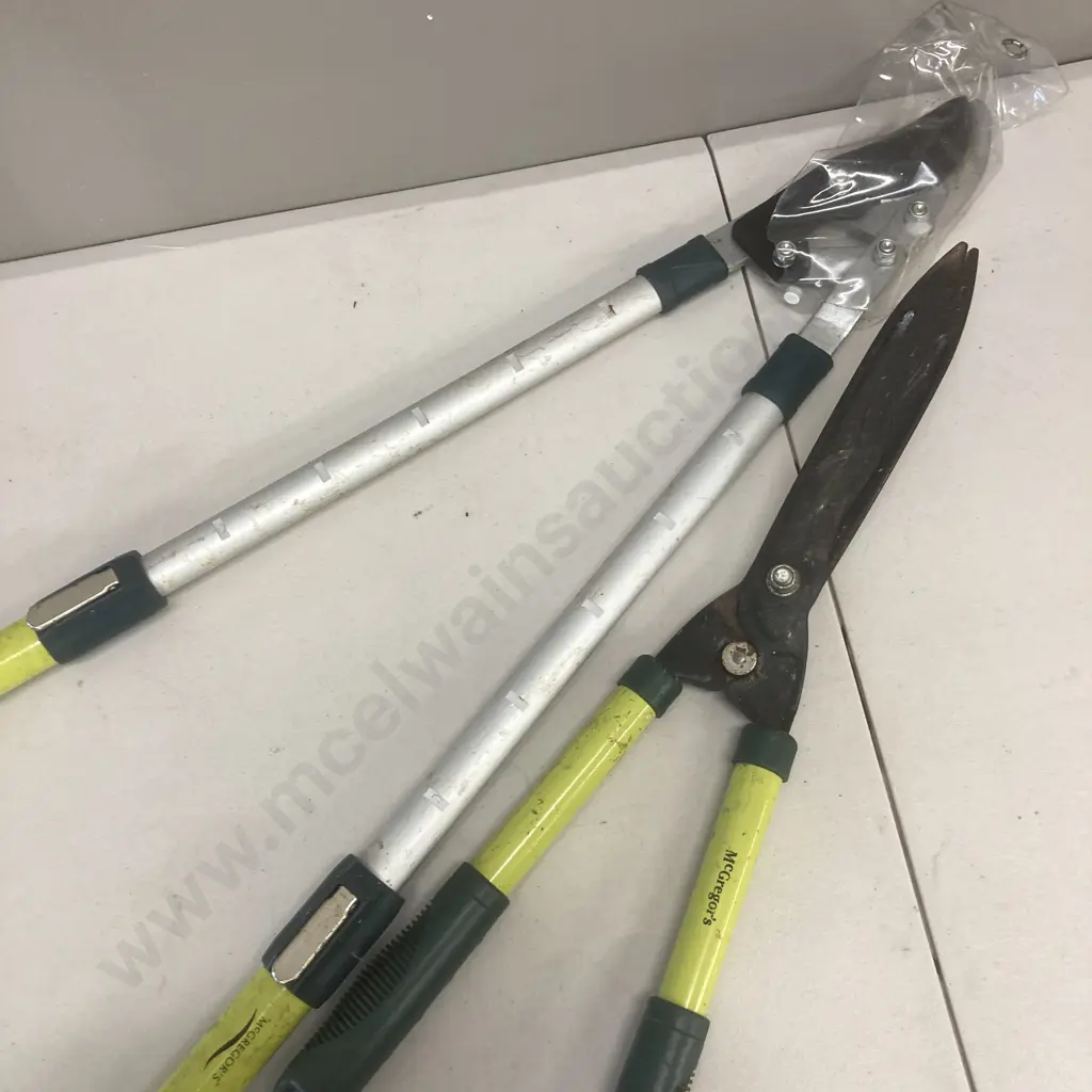 B&D Electric Hedgetrimmer, Extending Wash Brush, McGregors Shears & Loppers Image 1++