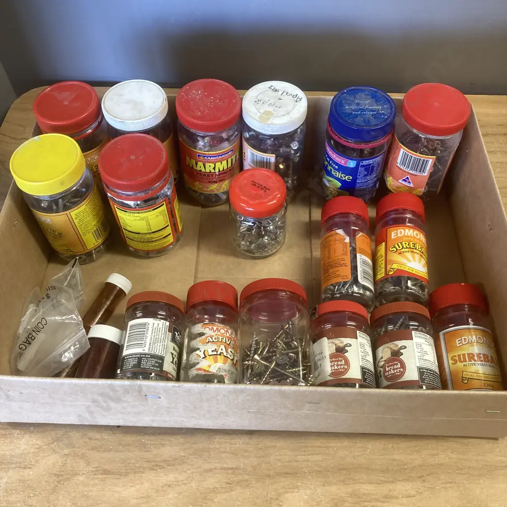 Box Lot Assorted Screws, Bolts Etc Image 1++