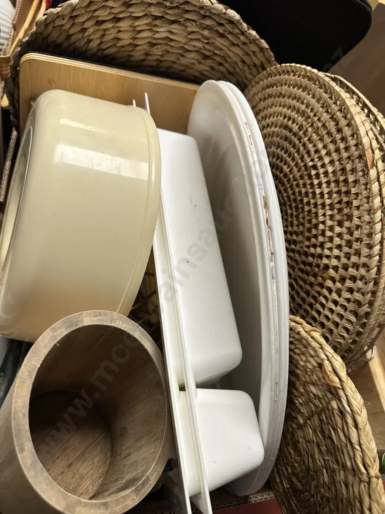Cane Placemats, Mixer, Bread Boards Etc Image 1++