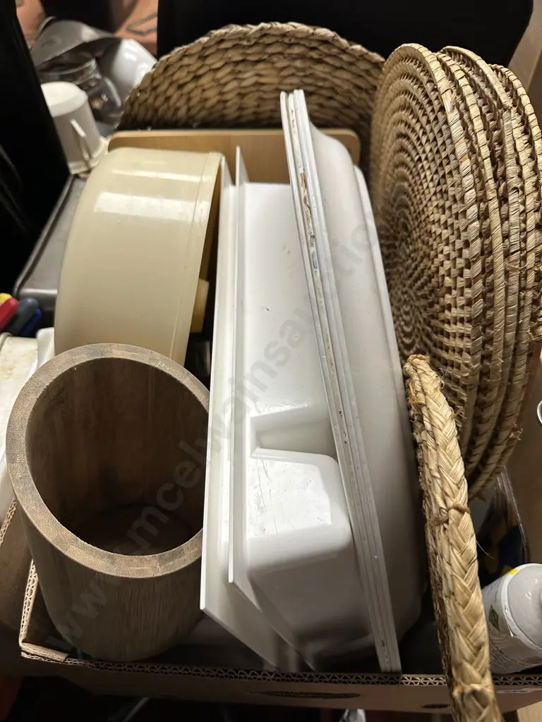 Cane Placemats, Mixer, Bread Boards Etc Image 1++