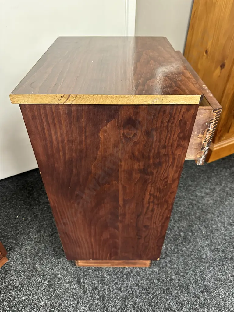 Solid Pine Colonial Style 4 Drawer Chests Of Drawers x 2 Image 1++